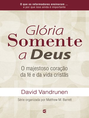cover image of Glória somente a Deus